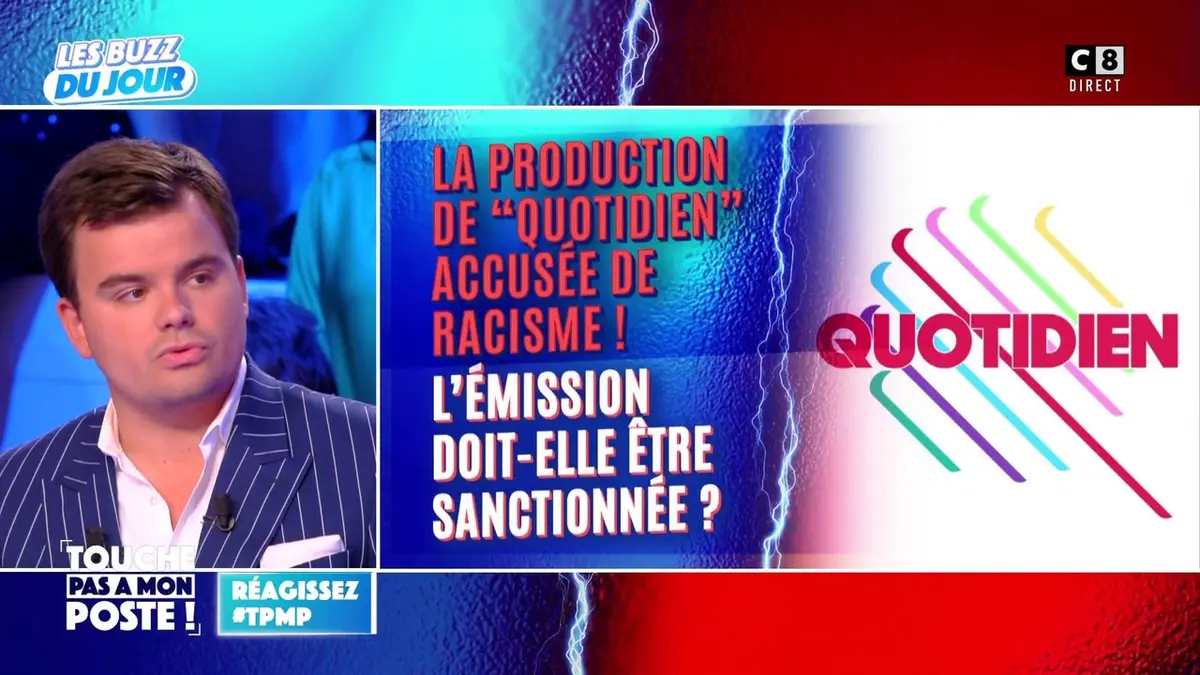 replay de La production de "Quotidien" accusée de racisme