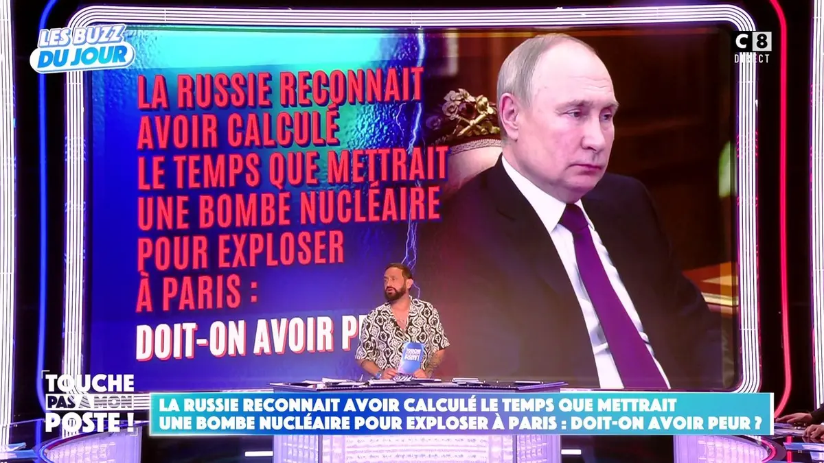 replay de La Russie reconnait avoir calculé le temps que mettrait une bombe nucléaire pour exploser à Paris