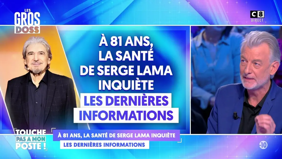 replay de La santé de Serge Lama inquiète