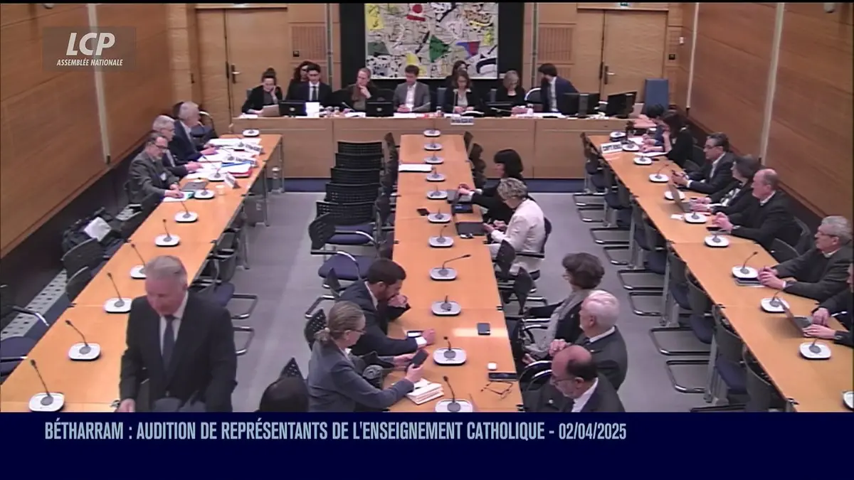 replay de La séance est ouverte ! - Bétharram : audition du secrétaire général de l'éducation catholique - 02/04/2025