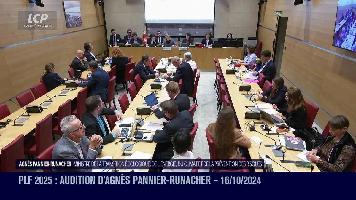 replay de La séance est ouverte ! - Budget 2025 : Audition d'Agnès Pannier-Runacher, ministre de la transition écologique - 16/10/2024