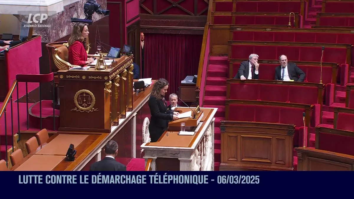 replay de La séance est ouverte ! - Lutte contre le démarchage téléphonique - 06/03/2025