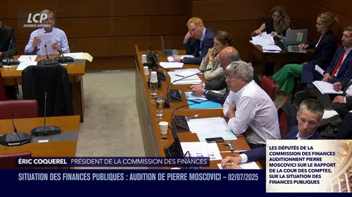 replay de La séance est ouverte ! - Perspectives des finances publiques : audition de Pierre Moscovici - 02/07/2025