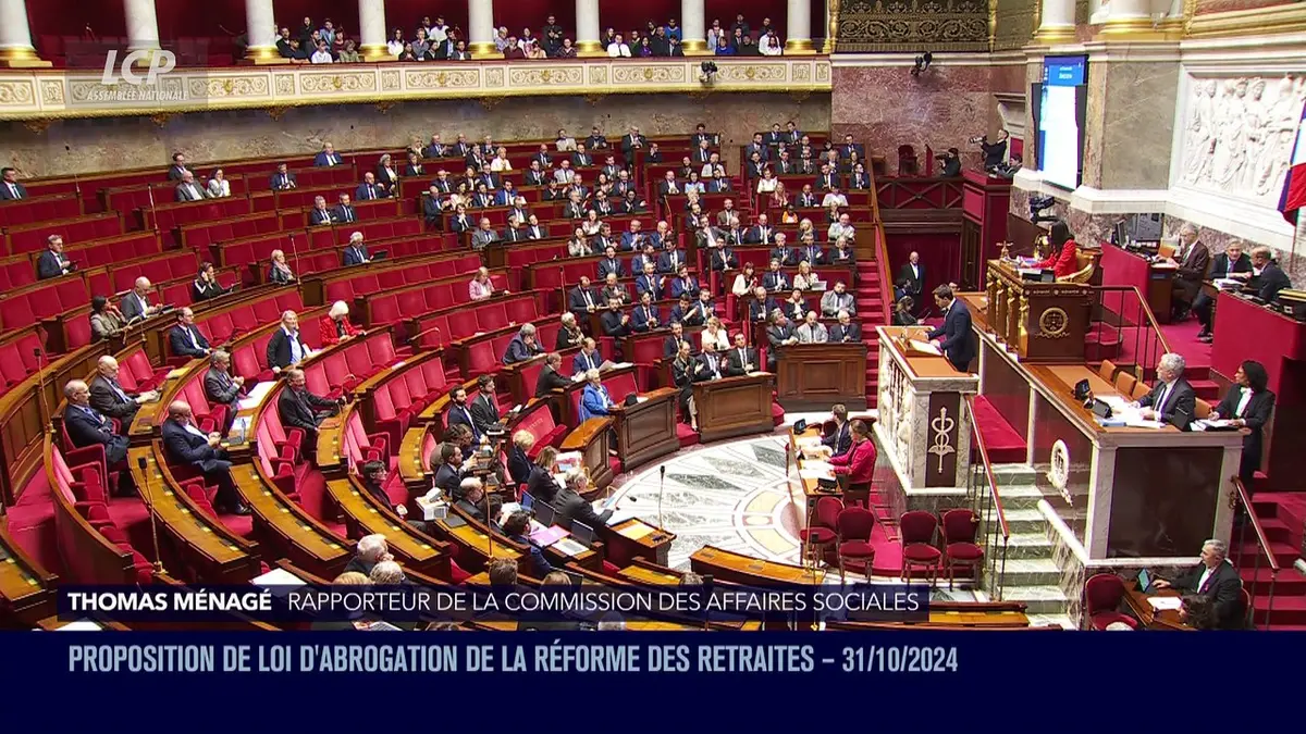 replay de La séance est ouverte ! - Réforme des retraites : examen de la proposition de loi du Rassemblement National - 31/10/2024