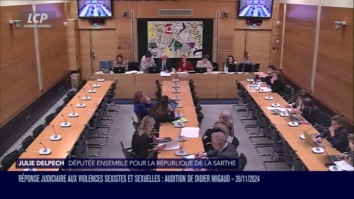 replay de La séance est ouverte ! - Réponse judiciaire aux violences sexistes et sexuelles : audition de Didier Migaud - 26/11/2024