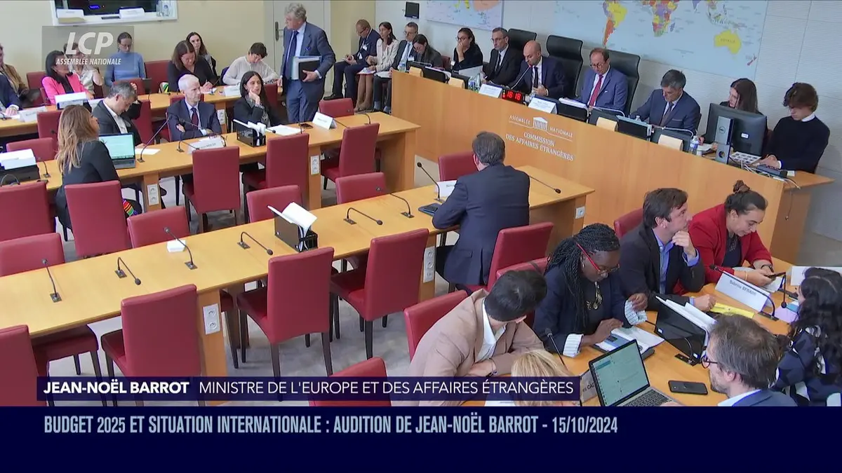 replay de La séance est ouverte ! - Situation internationale : audition du ministre de l'Europe et des Affaires étrangères - 15/10/2024