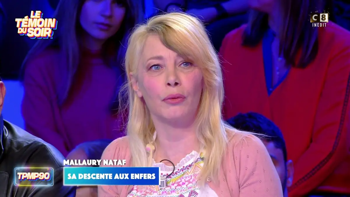 replay de La star des années 90 Mallaury Nataf se confie dans TPMP90 !