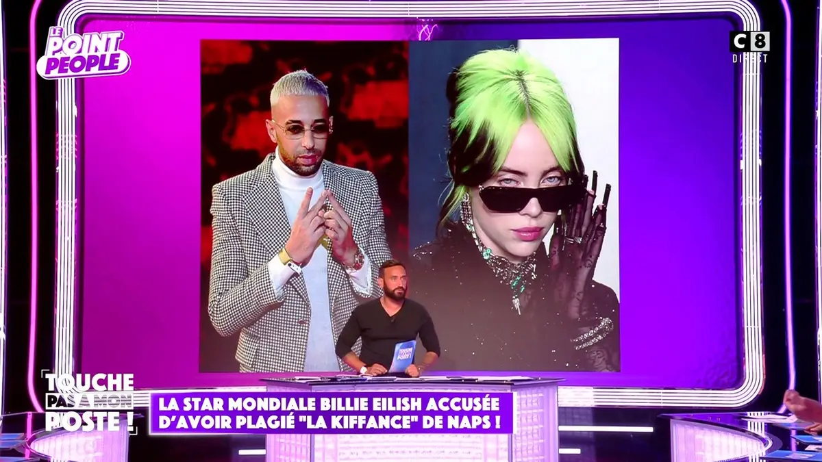 replay de La star mondiale Billie Eilish accusée d'avoir plagié "la kiffance" de Naps !