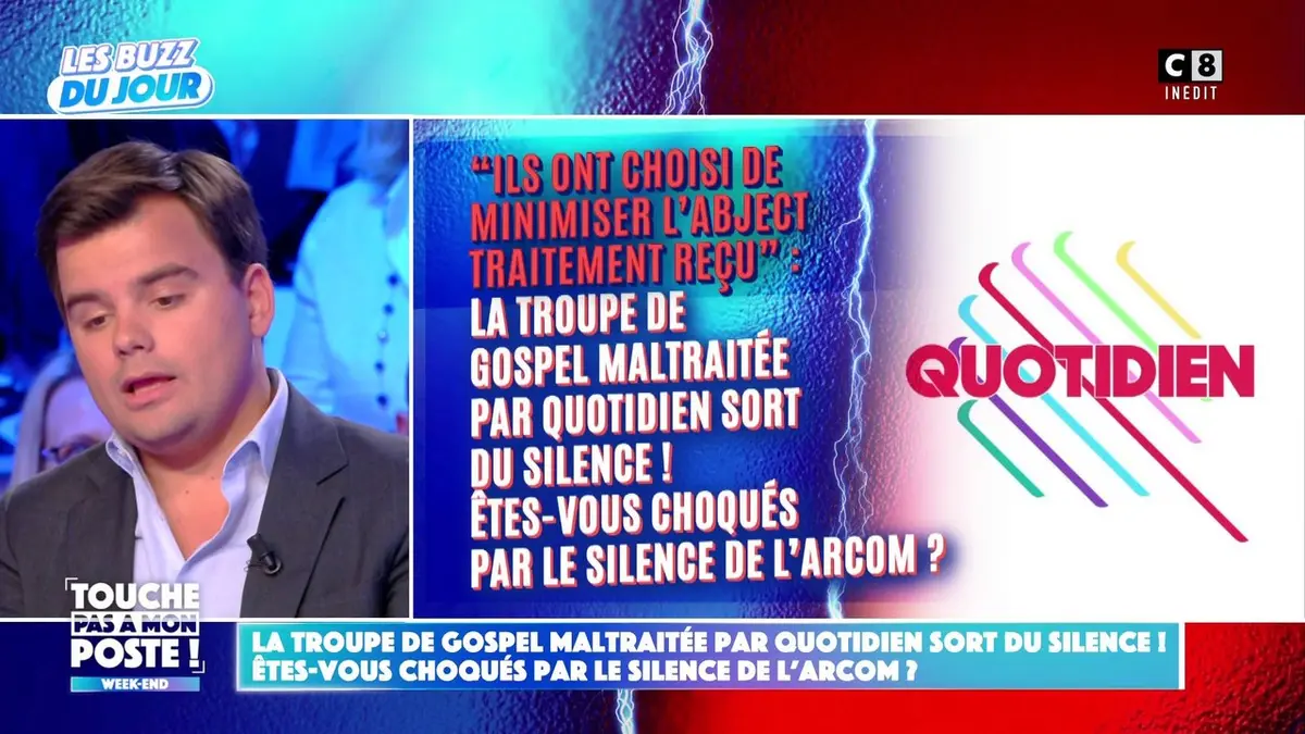 replay de La troupe de gospel maltraitée par "Quotidien" sort du silence