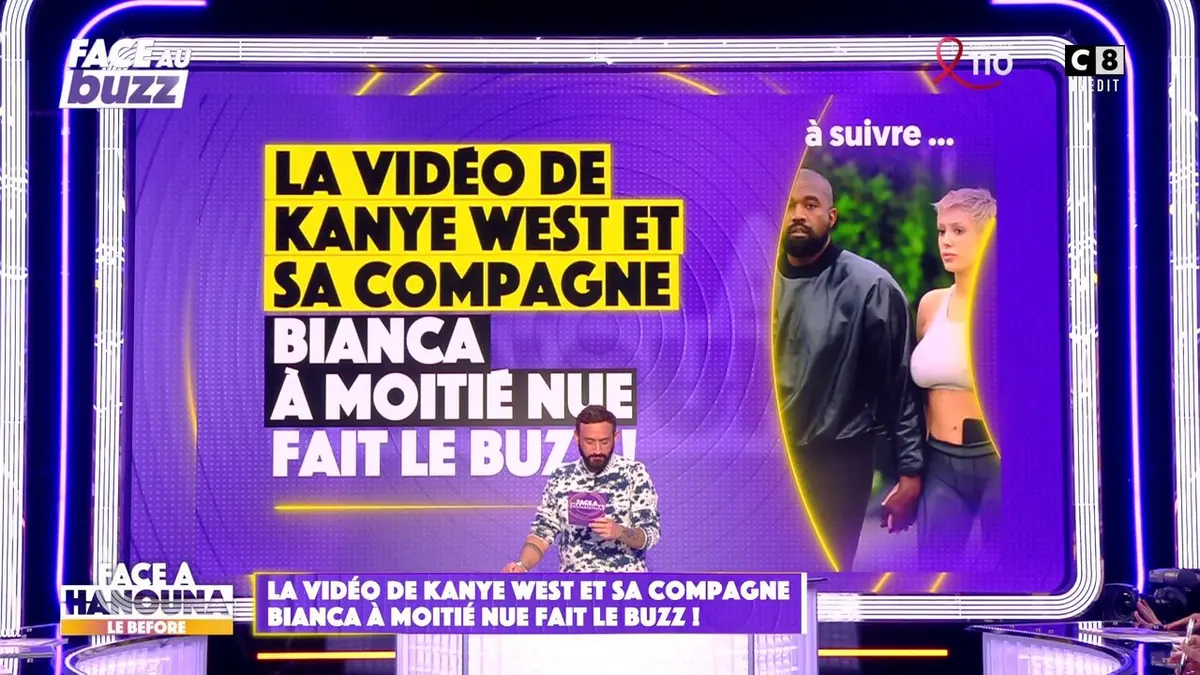replay de La vidéo de Kanye West et sa compagne Bianca à moitié nue fait le buzz !
