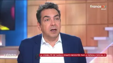 La visibilité de Sarah Knafo boostée par le réseau social X - L’édito de Patrick Cohen