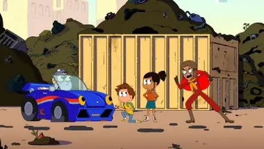 La voiture de course