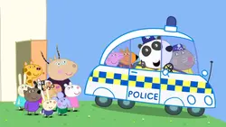 La voiture de police