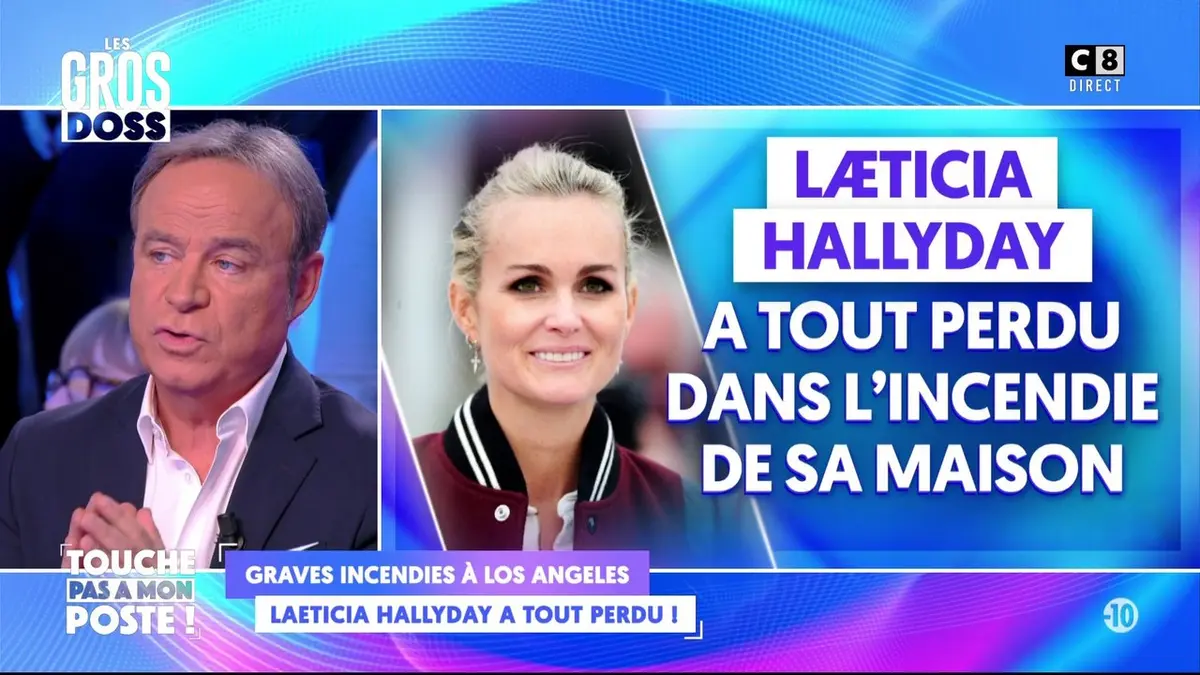 replay de Laeticia Hallyday a tout perdu dans l'incendie de sa maison