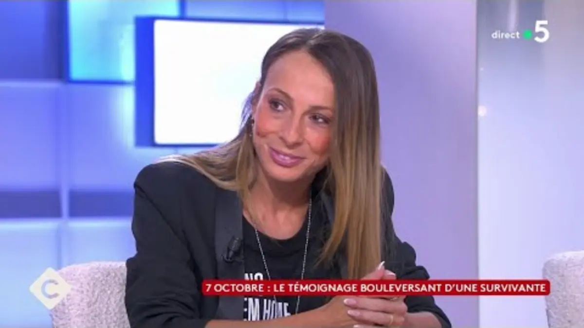 replay de Laura Blajman-Kadar : dans l’enfer de l’attaque du 7 octobre - C à Vous - 21/03/2024
