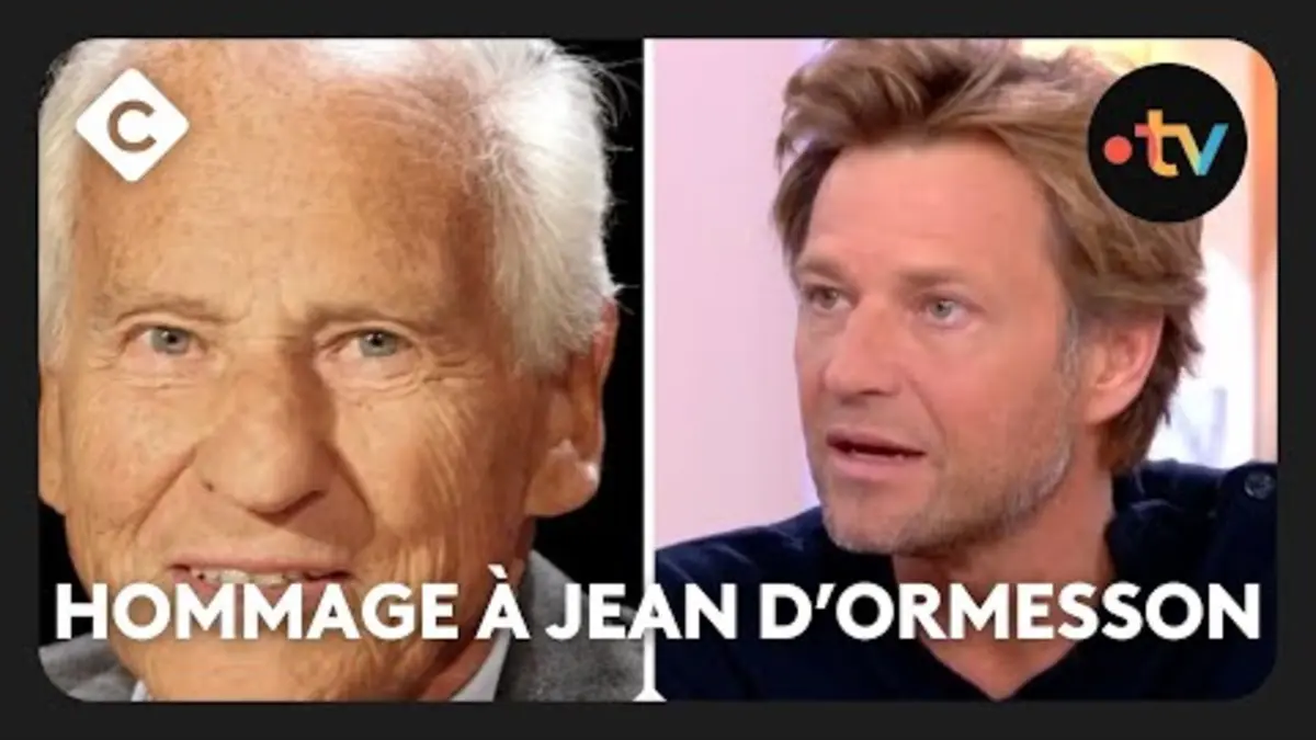 replay de Laurent Delahousse : les dernières confidences de Jean d'Ormesson - C à Vous