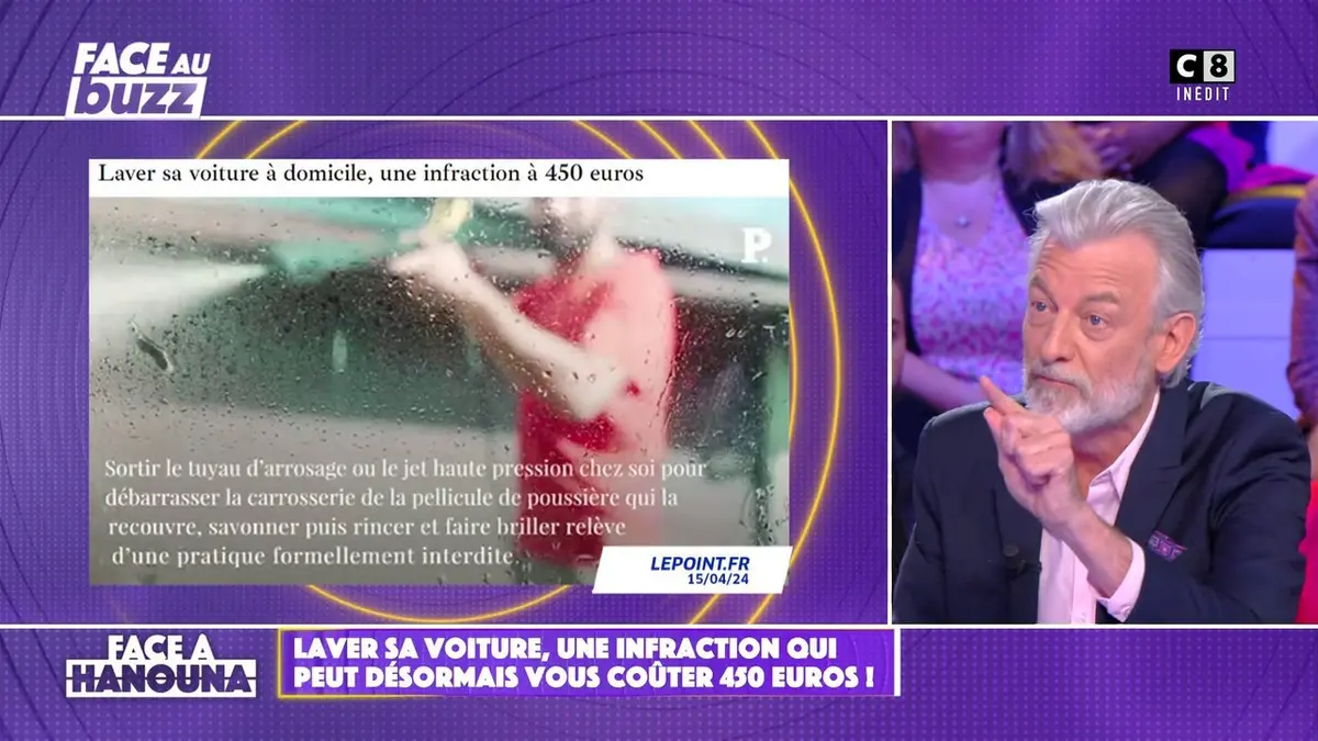 replay de Laver sa voiture, une infraction qui peut désormais vous coûter 450€ !
