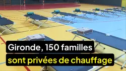 Le 1945 : Gironde : privés de chauffage, la mairie leur ouvre le gymnase
