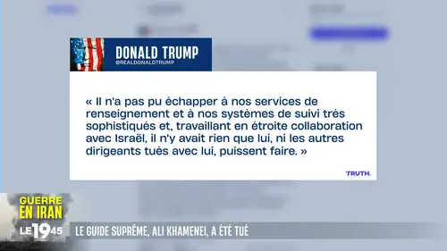 replay de Le 1945 : Le JT du 01/03/2026