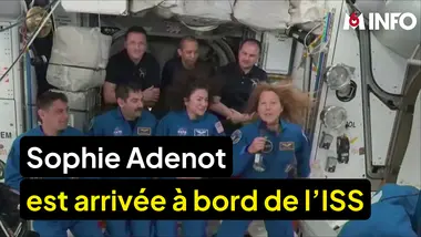 Le 1945 : Sophie Adenot arrivée à la Station spatiale internationale