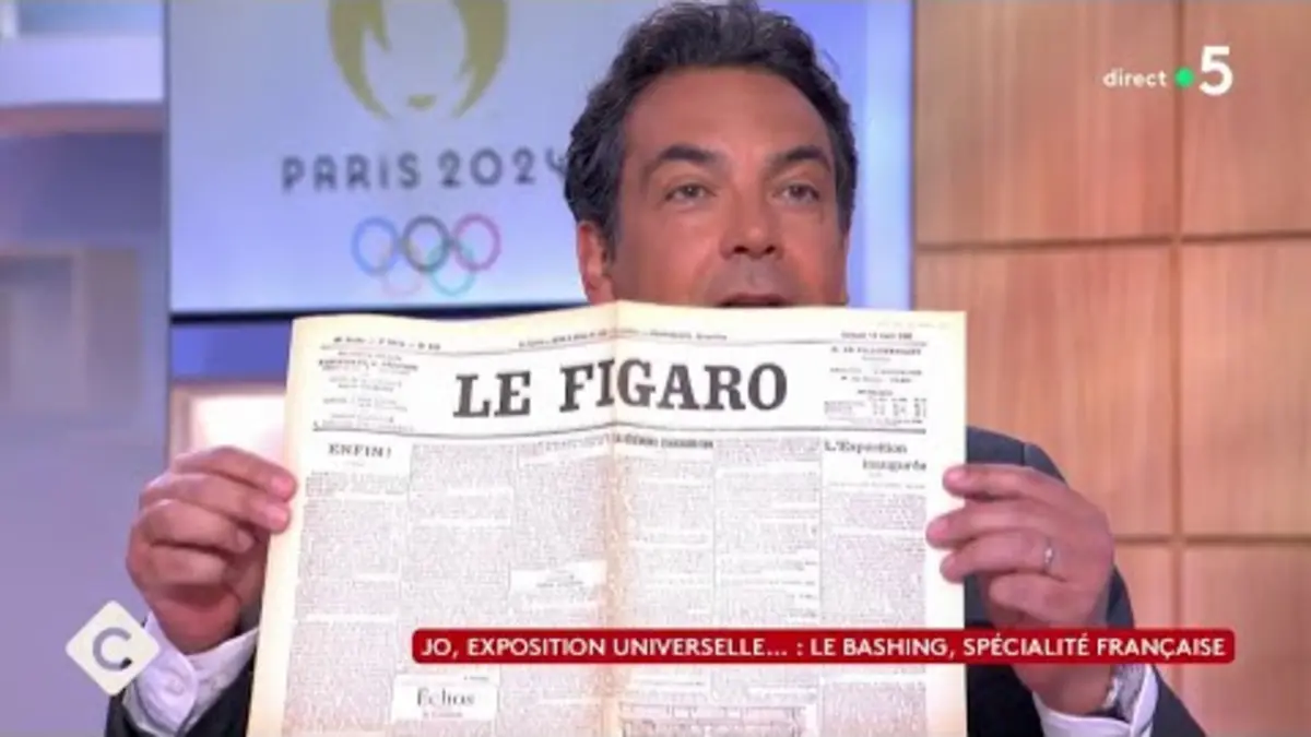 replay de Le bashing des grands évènements, spécialité française - Patrick Cohen - C à vous - 19/04/2024