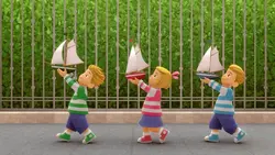 Les triplés S01E27 Le bateau télécommandé