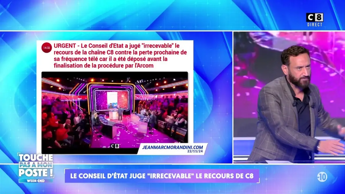 replay de Le conseil d'État juge "irrecevable" le recours de C8