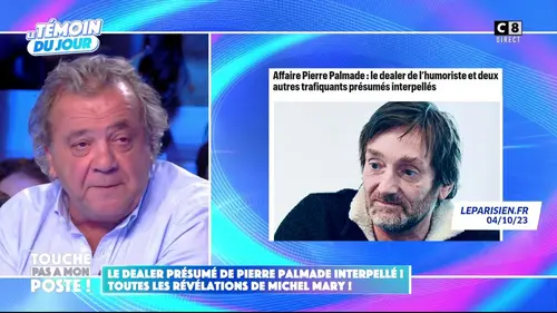 replay de Le dealer présumé de Pierre Palmade interpellé !