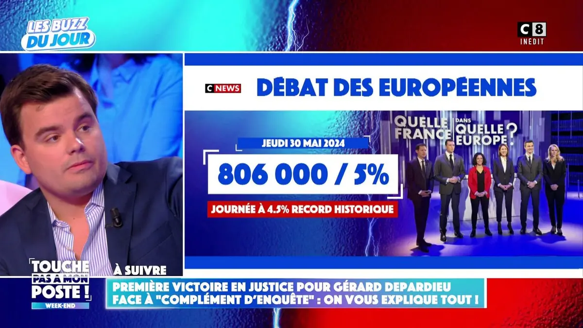 replay de Le debrief du grand débat des élections européennes su CNews