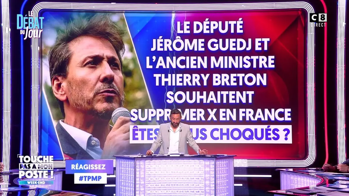 replay de Le député Jérôme Guedj et l'ancien Ministre Thierry Breton souhaitent supprimer X en France