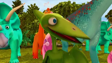 Le Dino Train : Le match de dino-ballon