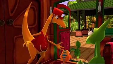 Le Dino Train : Un dinosaure rock 'n' roll