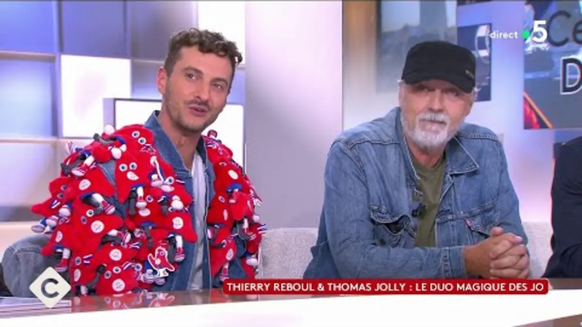 replay de Le duo magique des JO : Thierry Reboul & Thomas Jolly - C à Vous - 09/09/2024