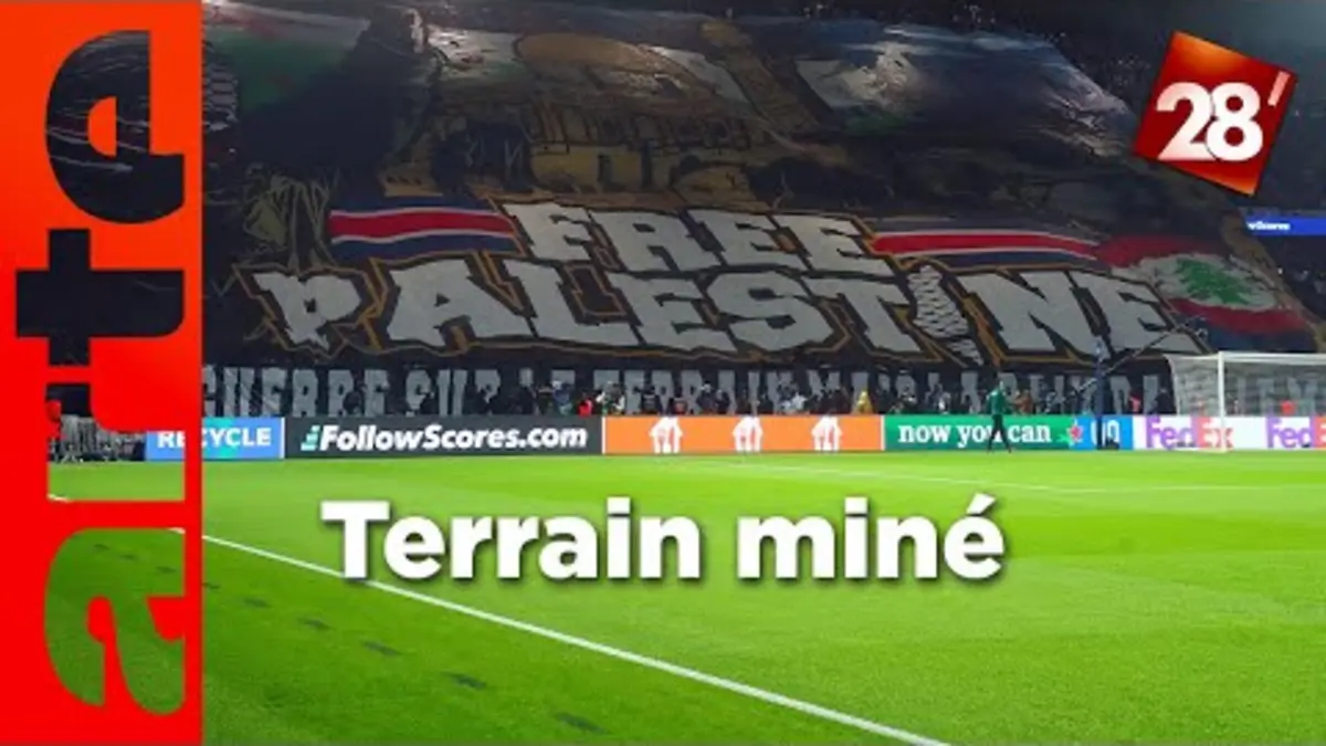 replay de Le foot, l’autre terrain d’affrontement entre pro-israéliens et pro-palestiniens | 28 minutes | ARTE