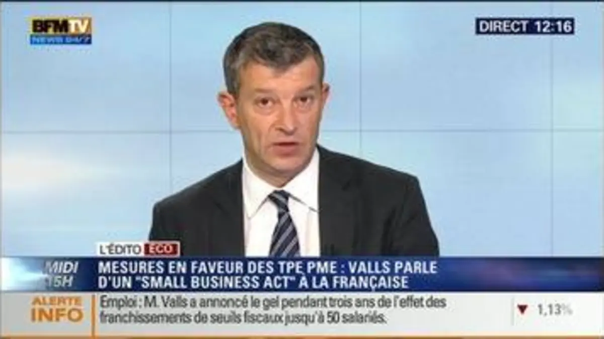 replay de Le gouvernement dévoile une série de mesures en faveur des PME et TPE