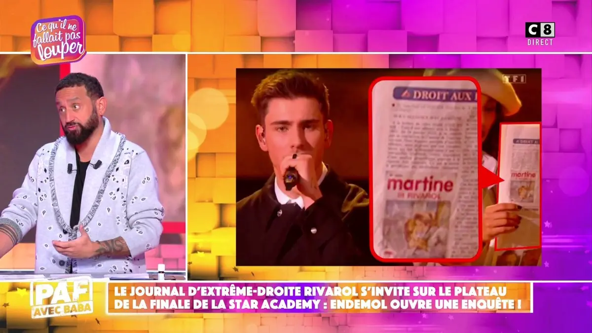 replay de Le journal d’extrême-droite Rivarol s’invite sur le plateau de la finale de la Star Academy