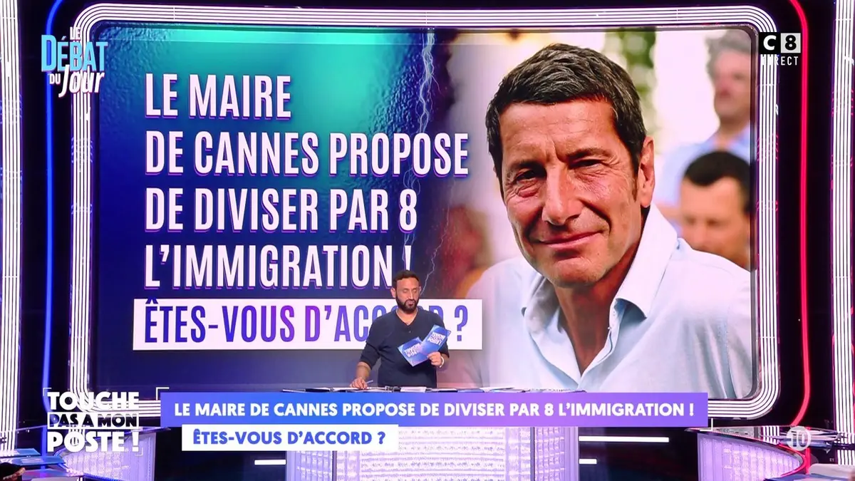replay de Le maire de Cannes propose de diviser par 8 l'immigration
