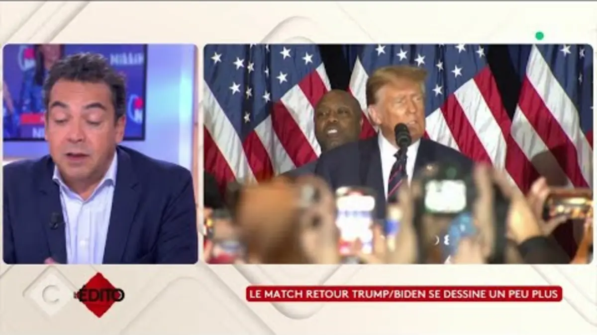 replay de Le match retour Trump/Biden se dessine un peu plus - L’Édito - C à vous - 24/01/2024