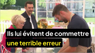 Le meilleur pâtissier : Cyril Lignac et Mercotte lui évitent de commettre une terrible erreur