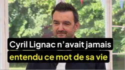 Le meilleur pâtissier : Cyril Lignac n’avait jamais entendu ce mot de sa vie