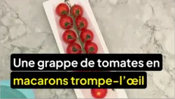 Le meilleur pâtissier : Elle souhaite réaliser une grappe de tomates en macarons façon trompe-l’œil
