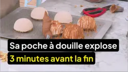 Le meilleur pâtissier : Sa poche à douille explose à seulement 3 minutes de la fin de l’épreuve