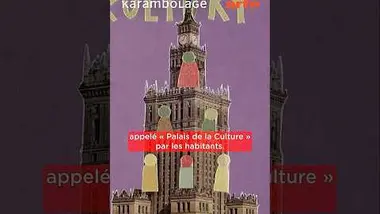 🇵🇱📸 Le monument le plus controversé de Varsovie ? #arte #karambolage #palaisdelaculture #pologne
