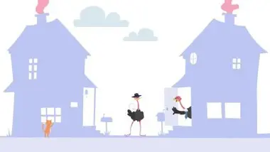 Le partage de l'autruche