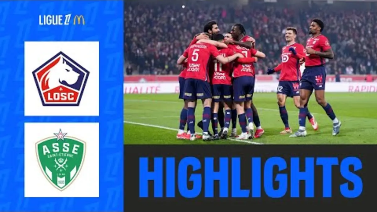 replay de Le PHÉNOMÈNE Sahraoui IMPRESSIONNE, Lille ÉTEINT St-Étienne | 20ème journée-Ligue 1 McDonald's 24/25