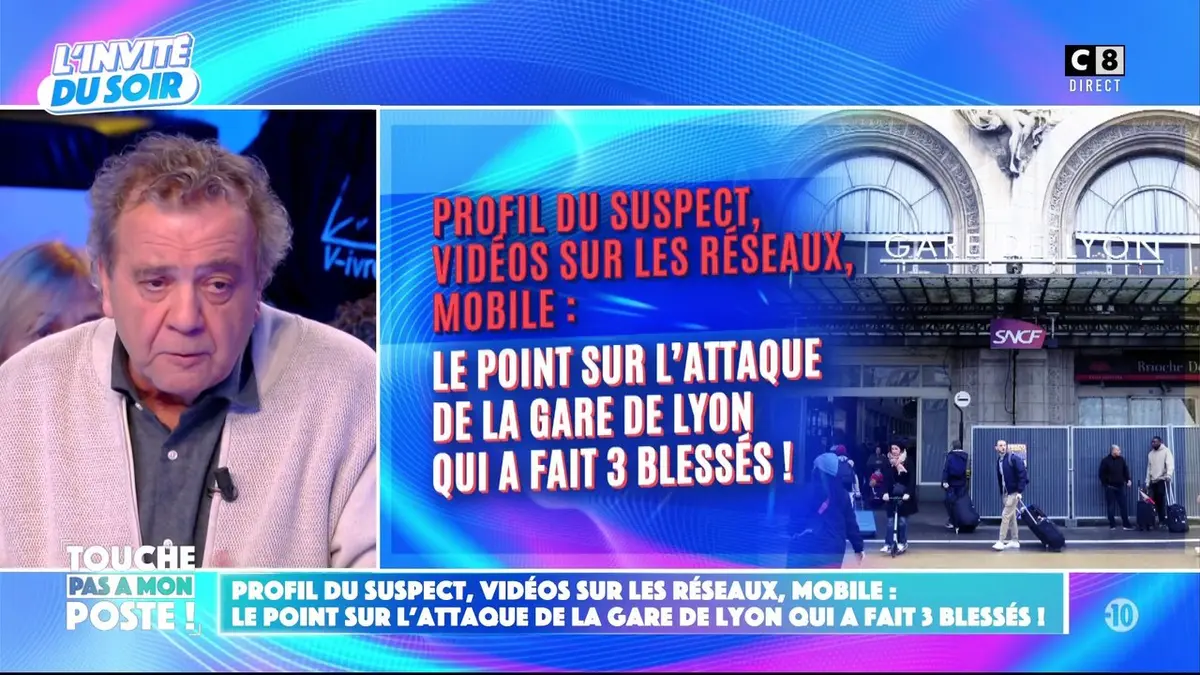 replay de Le point sur l’attaque de la Gare de Lyon qui a fait 3 blessés