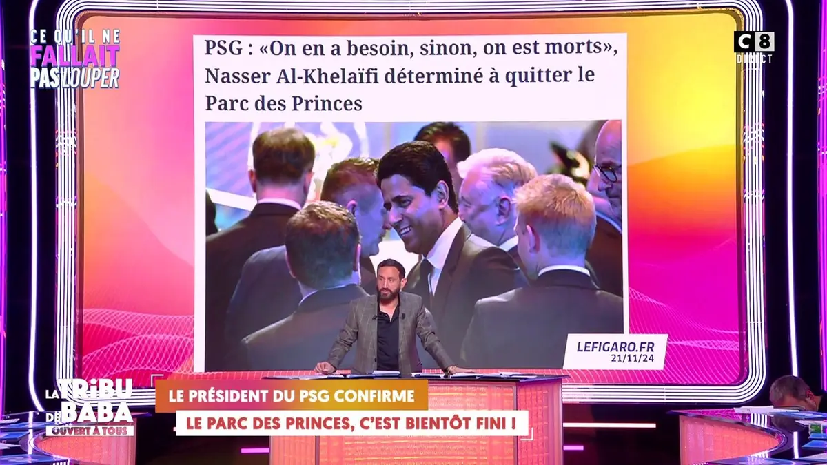 replay de Le PSG quitte le Parc des Princes