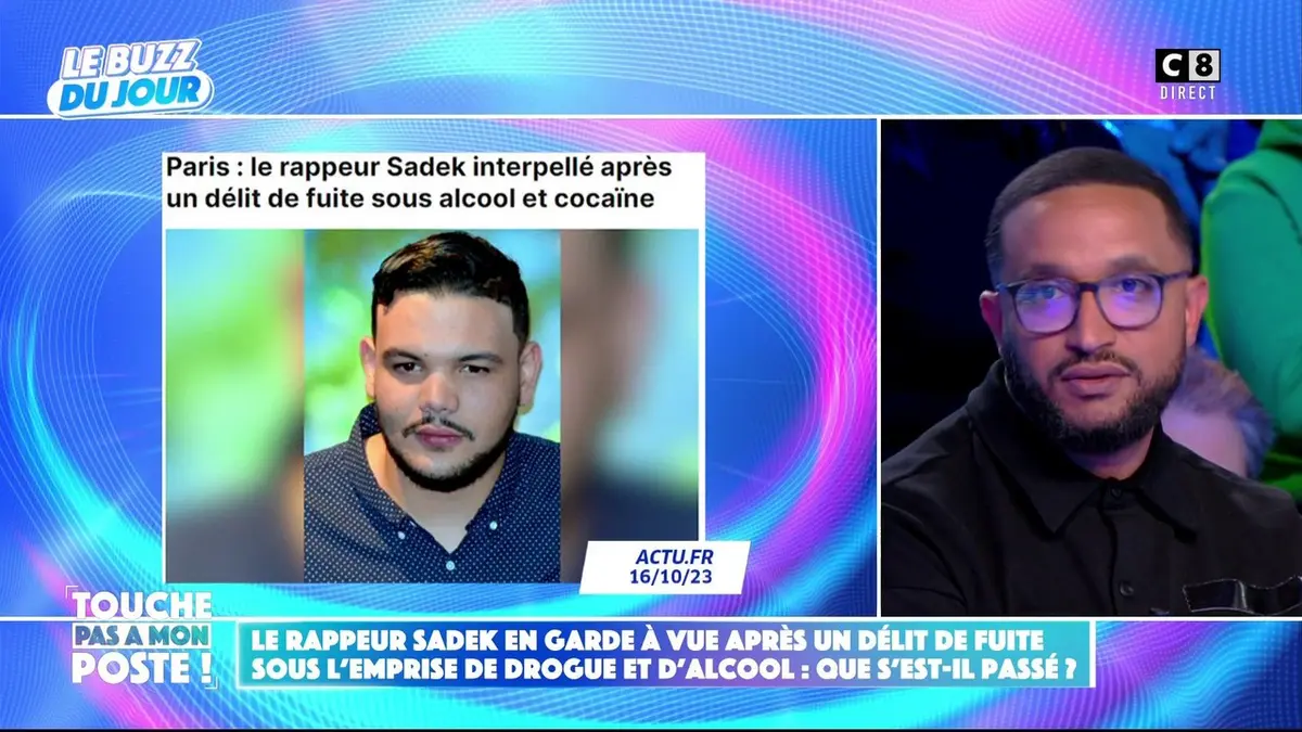 replay de Le rappeur Sadek en garde à vue après un délit de fuite