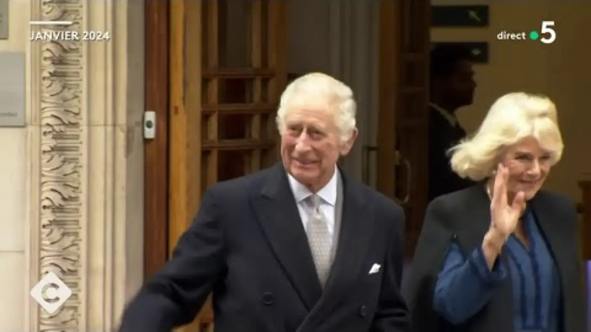 replay de Le roi Charles III souffre d’un cancer - Le 5/5 - C à Vous - 05/02/2024