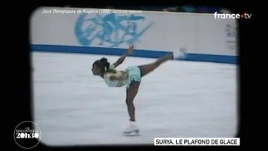 Le salto historique de Surya Bonaly aux Jeux Olympiques de Nagano 1998